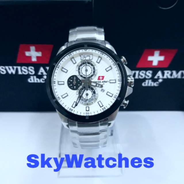 Jam tangan swiss army chronograph new arrivals