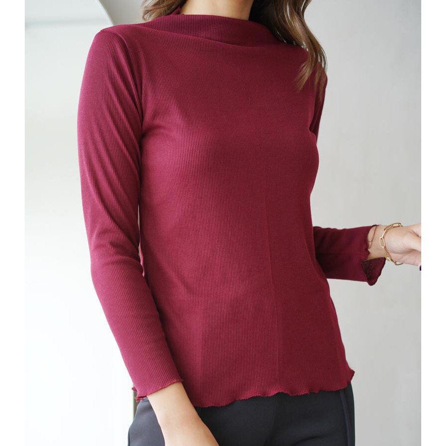 Jual BELLE TURTLE NECK BLOUSE - LENGAN PANJANG - LYCA