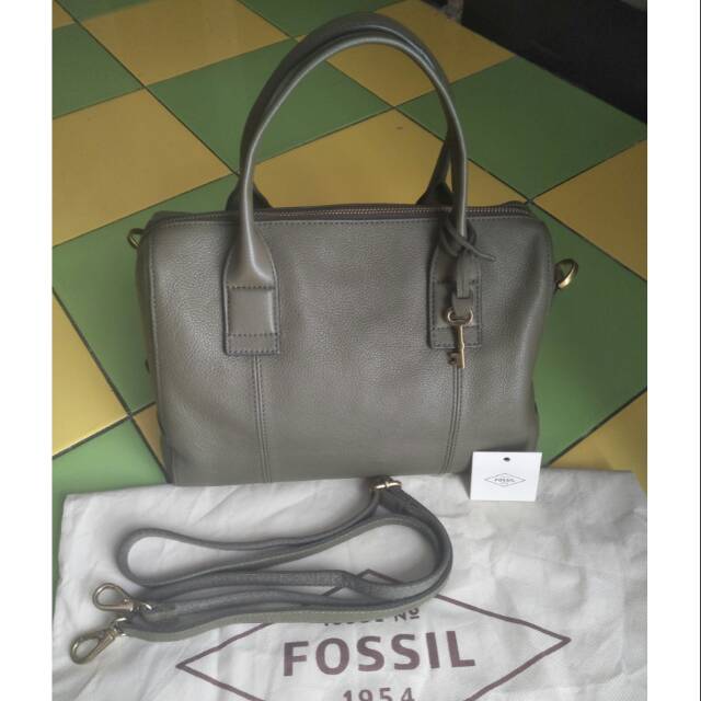 Fossil jori large deals satchel grey