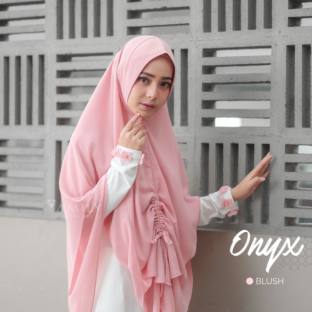 Jual Galeri Hijab ID | Amily Hijab Khimar Onyx Terbaru Khimar Syari |  Shopee Indonesia