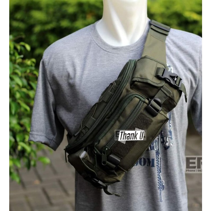 Jual TERBARU WAISTBAG CAMERA ARMY WAISTBAG ARMY SIMPLE Shopee