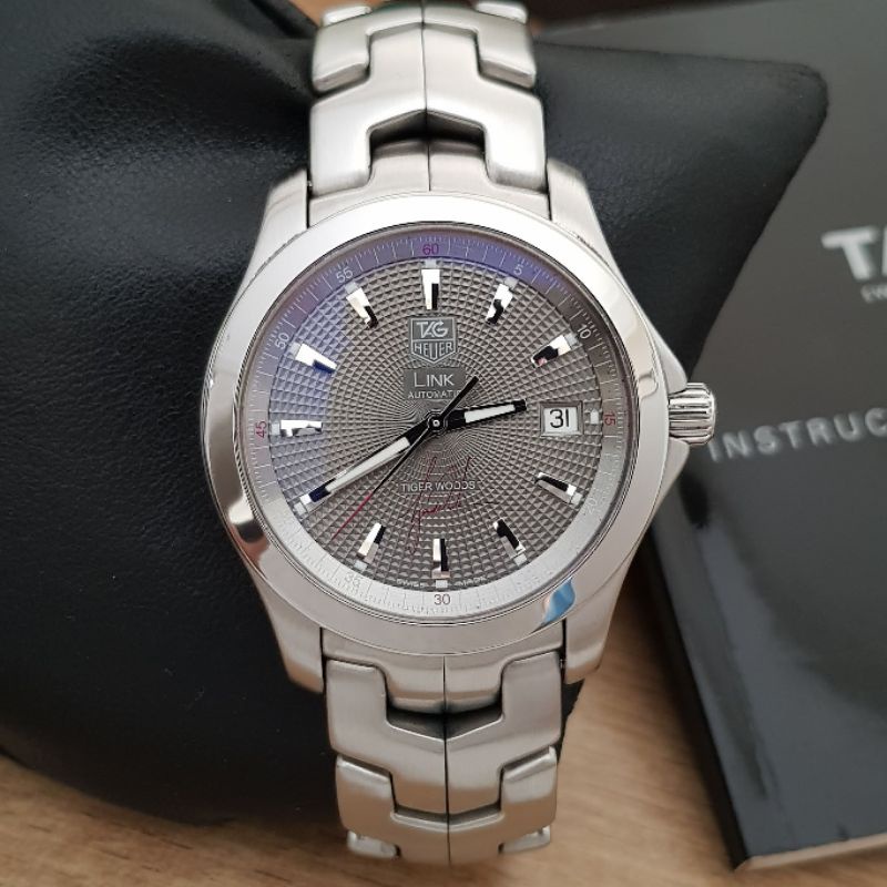 Tag heuer link deals tiger woods limited edition