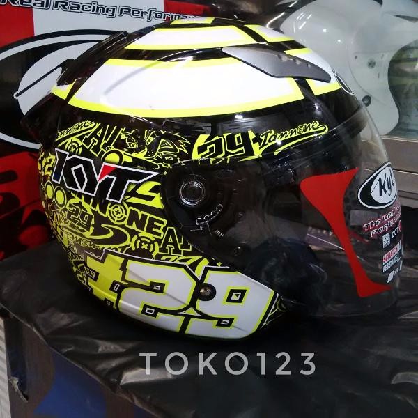 Helm kyt store iannone half face