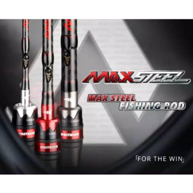 Jual KastKing Max Steel Rod Carbon Spinning Casting Fishing Rod with 1.80m  1.98m 2.13m 2.28m