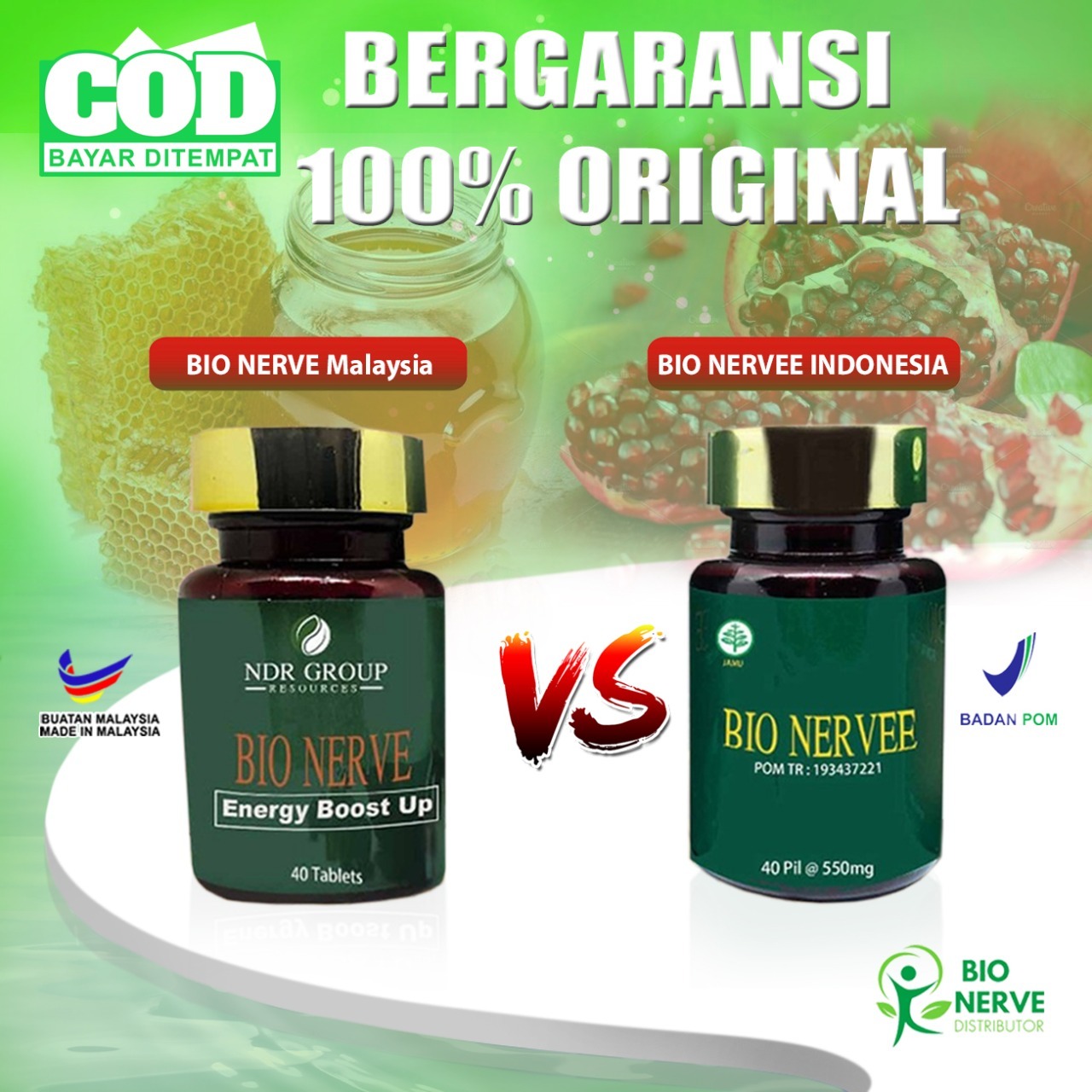 Produk Bionerve Original | Shopee Indonesia