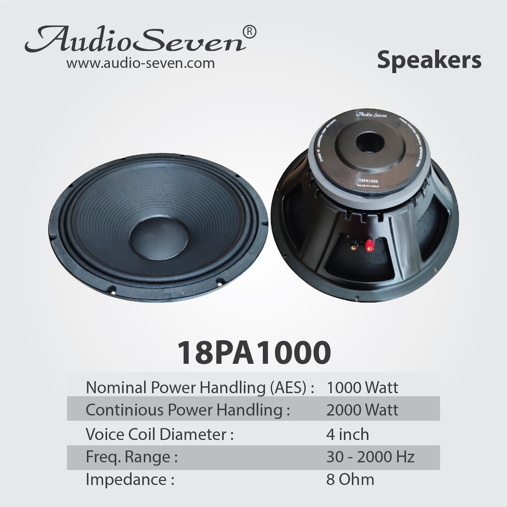 18 inch 1000 watt 2024 speaker