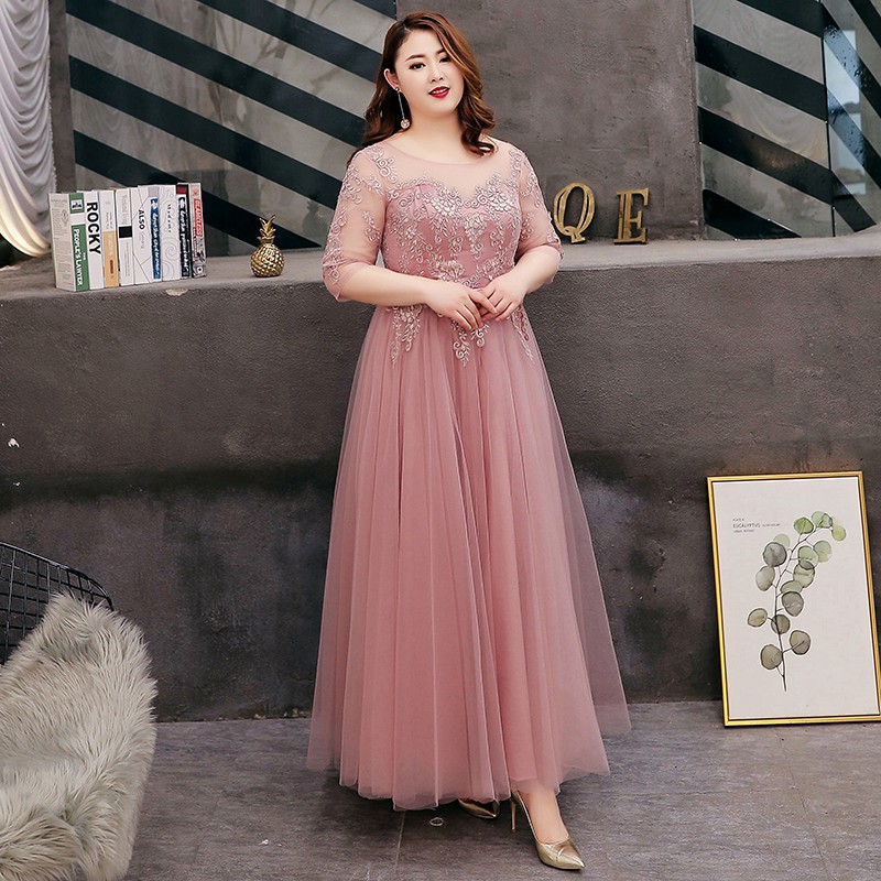 Dusty pink hot sale party dress