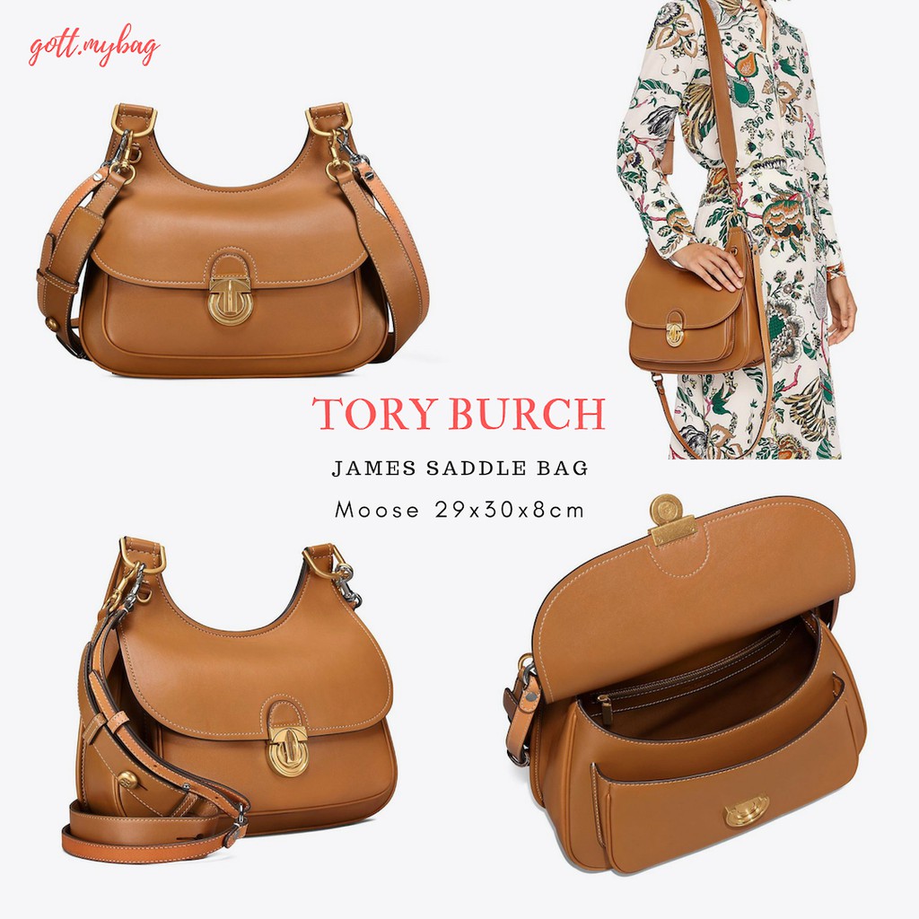 Jual Tory Burch james saddle bag rtb601 Shopee Indonesia