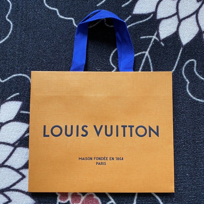 Jual Original Paperbag Louis Vuitton Brown dan Gold Asli Store