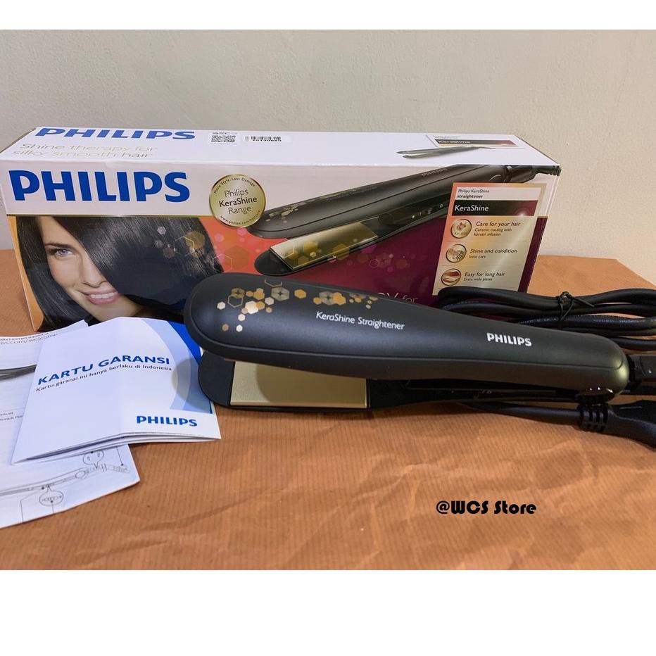 Catok philips shop kerashine straightener