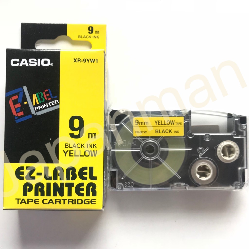 Casio tape cartridge 9mm hot sale