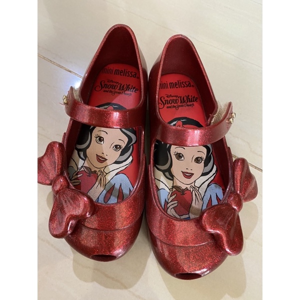 Mini melissa store snow white shoes