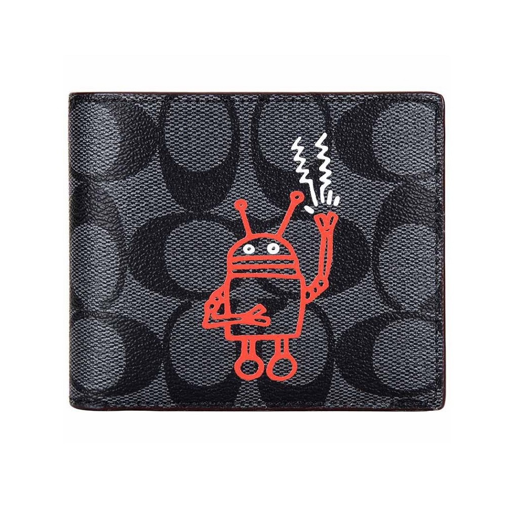 Jual COACH X KEITH HARING 3-IN-1 WALLET IN SIGNATURE CANVAS WITH