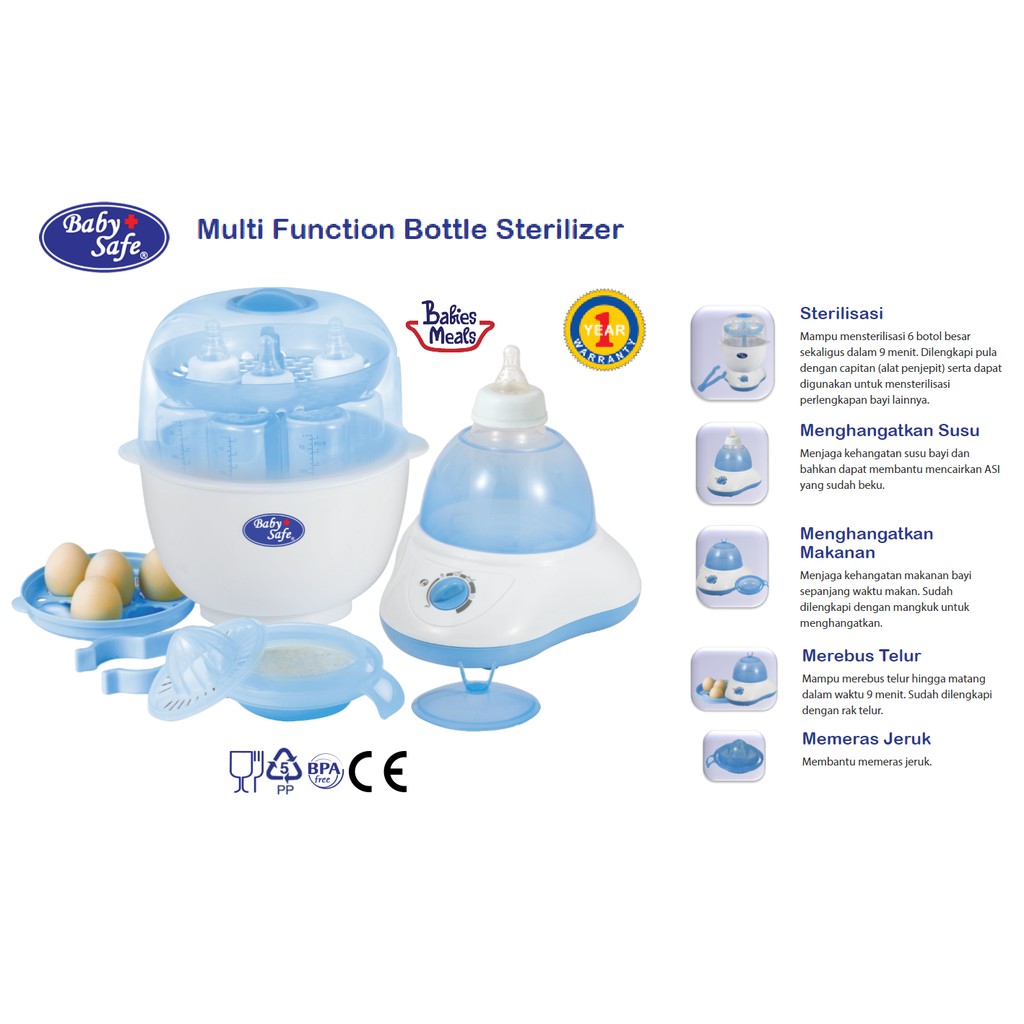 Baby safe sale multifunction bottle sterilizer