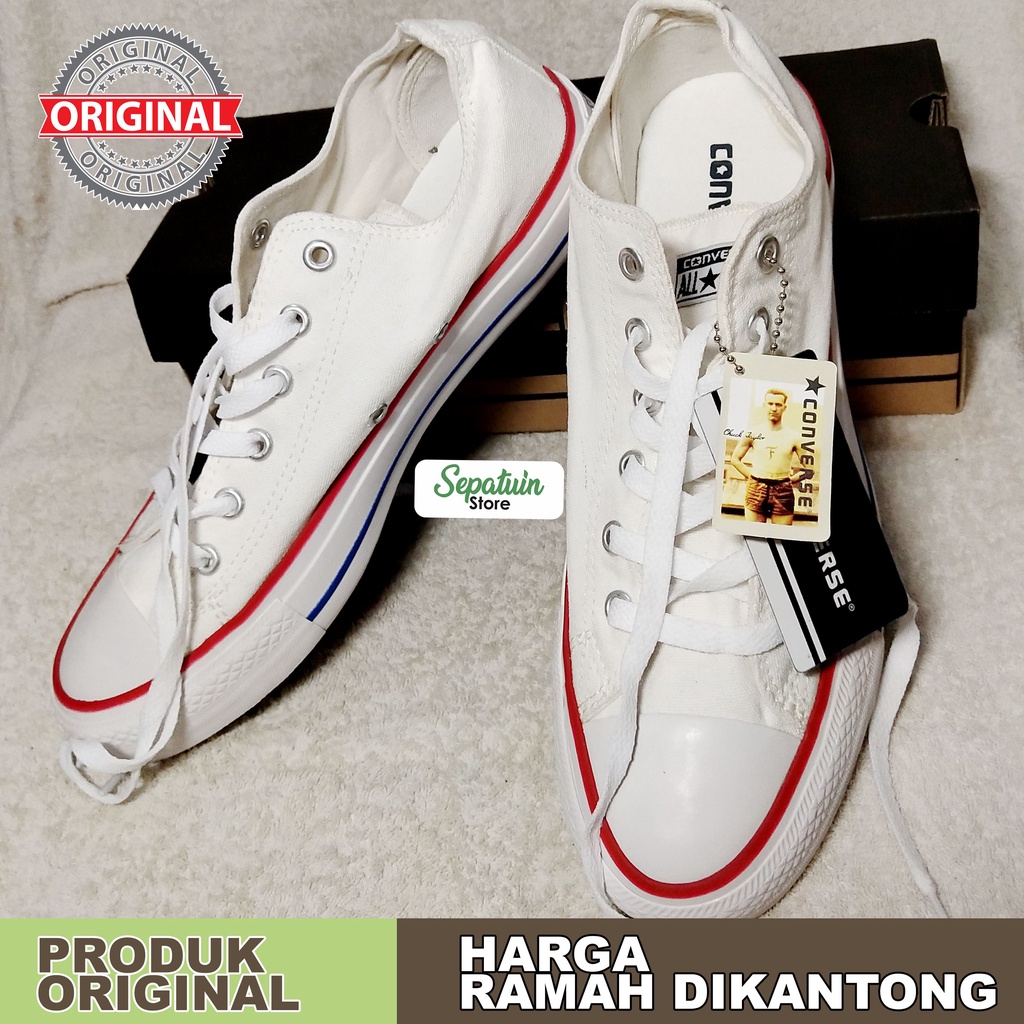 Harga converse hot sale white original