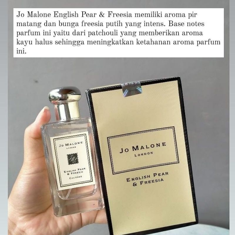 Aroma jo malone english pear and freesia hot sale