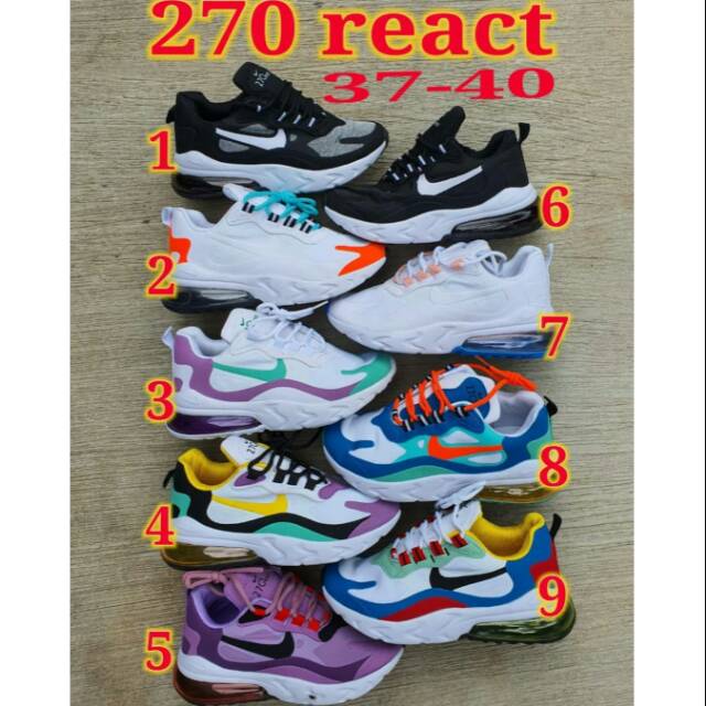 Nike 270 shop react 37