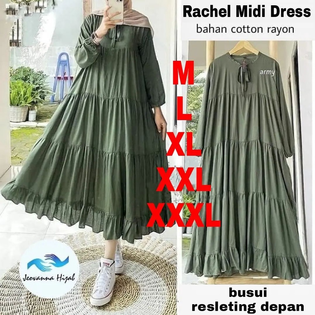 Dress midi sales cantik