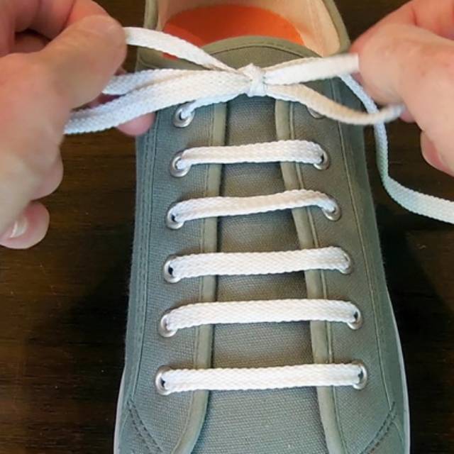 Шнуровка кроссовок варианты с 6 дырками