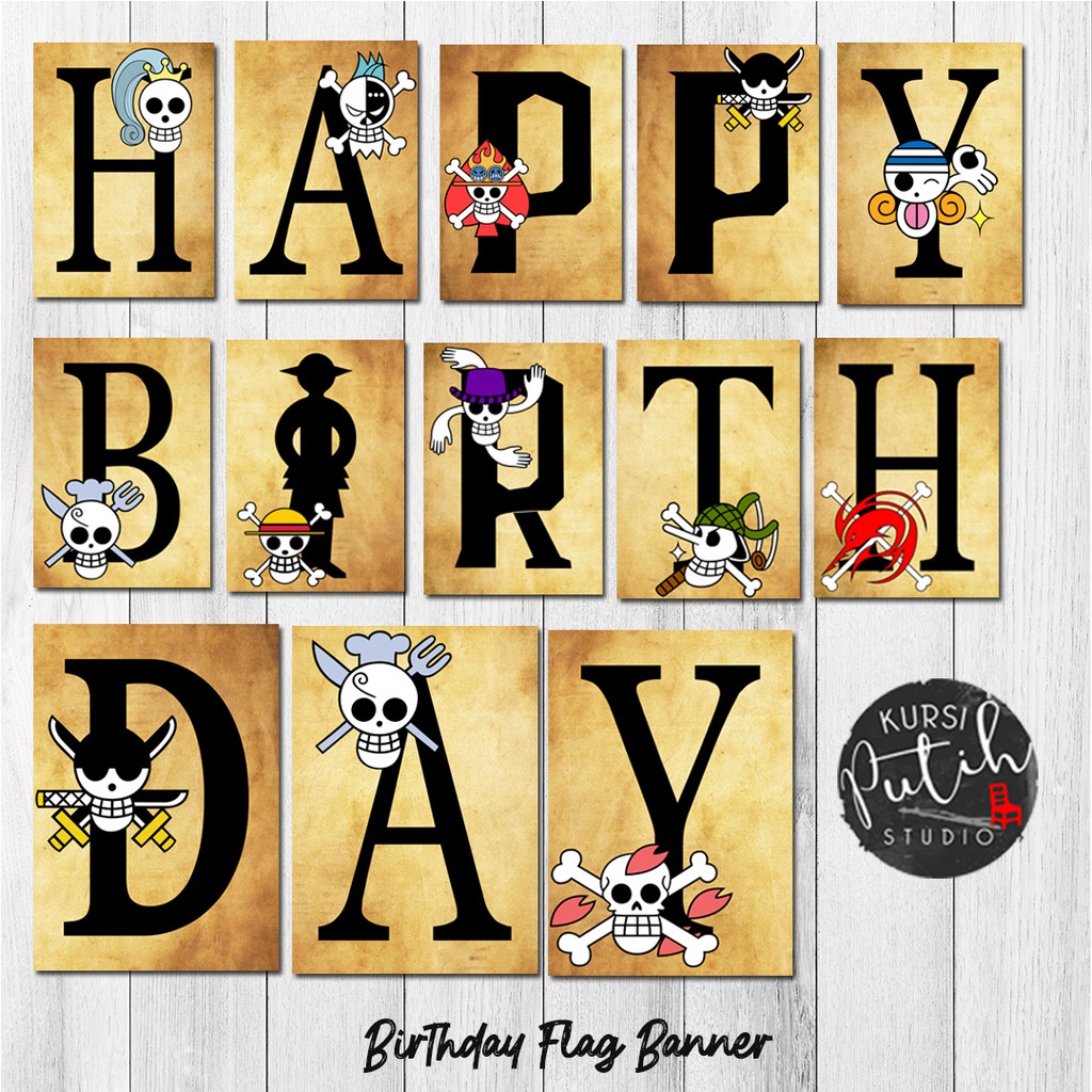 OnePiece Anime Party Printables One Piece Birthdays,, 44 OFF