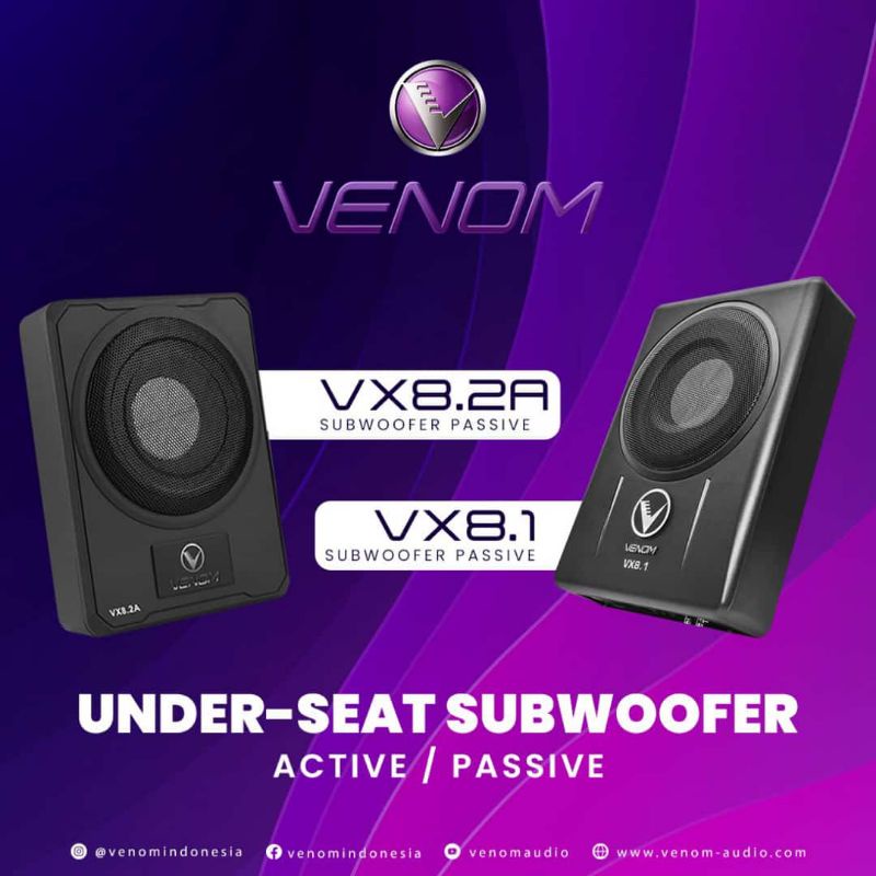 Subwoofer venom 8 store inch