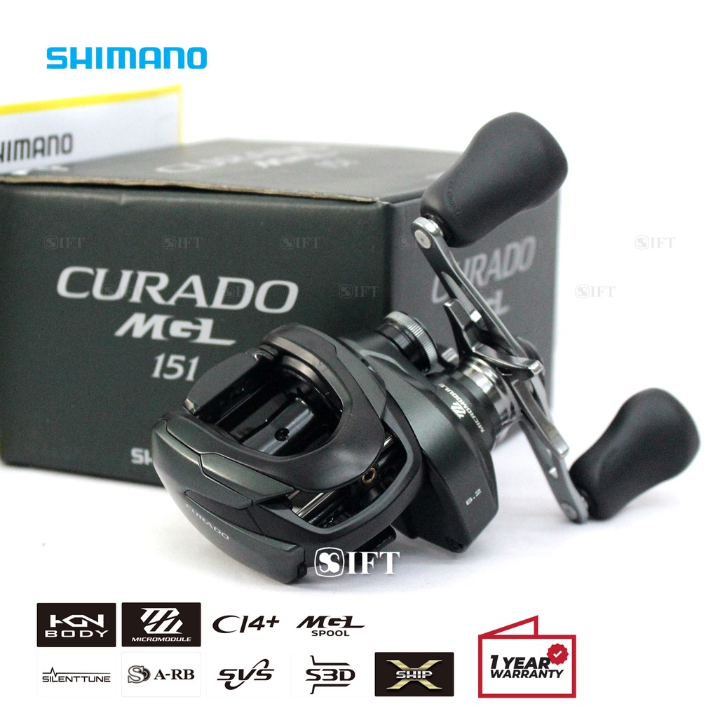 Jual Reel BC Shimano CURADO MGL [2021] | 151 HG/XG Bait Casting