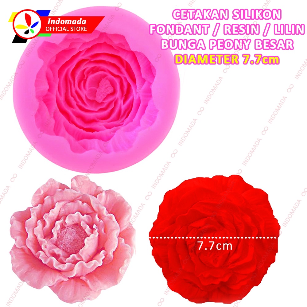 Silicone Mold of Peony, Style 2, Small, 1.7 Cm, H:1.5 Cm, Modeling Tool for  Accessories, Jewelry, Home Decor, Shape for Polymer Clay 