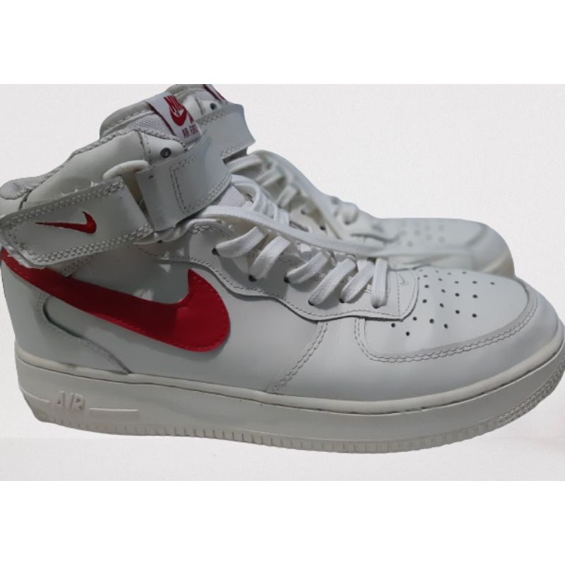 Air force 1 outlet mid sail university red