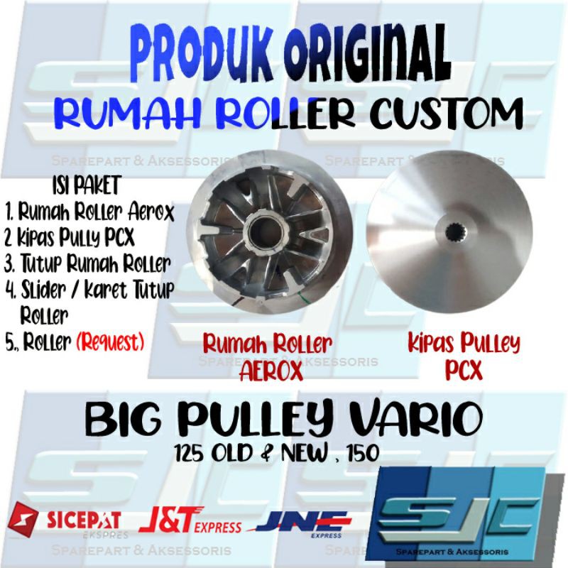 Jual Big Pulley Rumah Roller pnp Vario PCX 125 150 New OLD Rumah