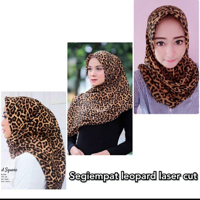 Jual Hijab Kerudung Jilbab Segiempat Maxmara Square Motif Big LV