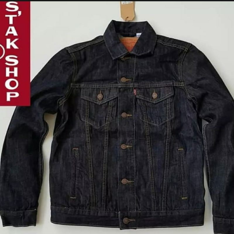 Jaket denim on sale levis pria