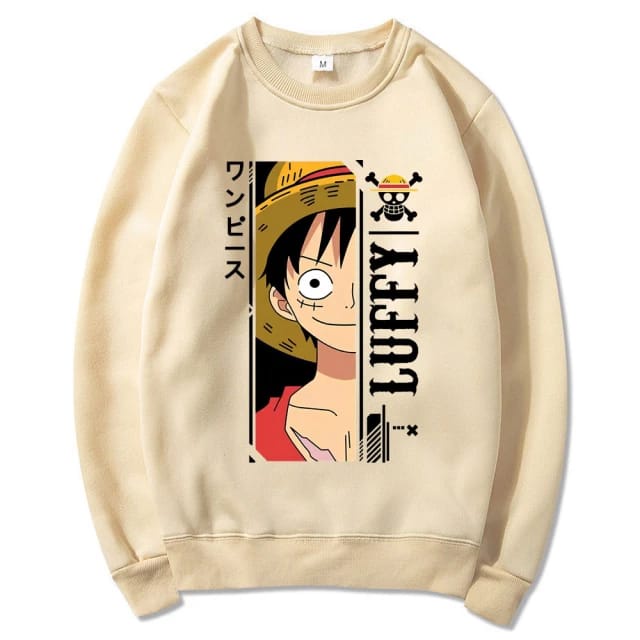 Jual LUFFY SWEATER CRAWNECK || SWEWTER BASIC || SIZE M - L - XL ( Pria u0026  Wanita ) | Shopee Indonesia