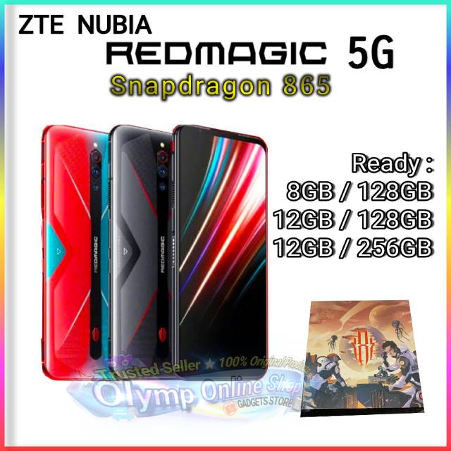 Jual ZTE NUBIA REDMAGIC 5G Gaming Phone - Original New ( 8GB/128GB