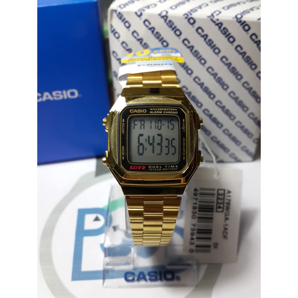 Jam cheap casio emas