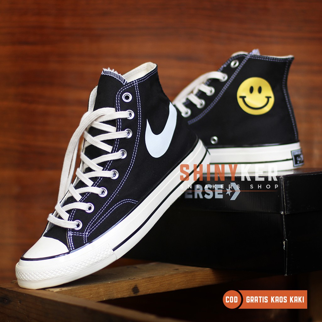 Converse with nike swoosh for sale online