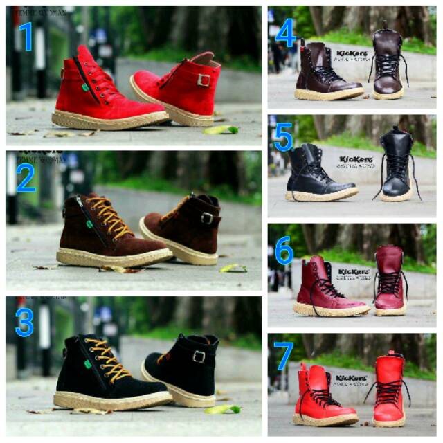 Kickers boots outlet wanita