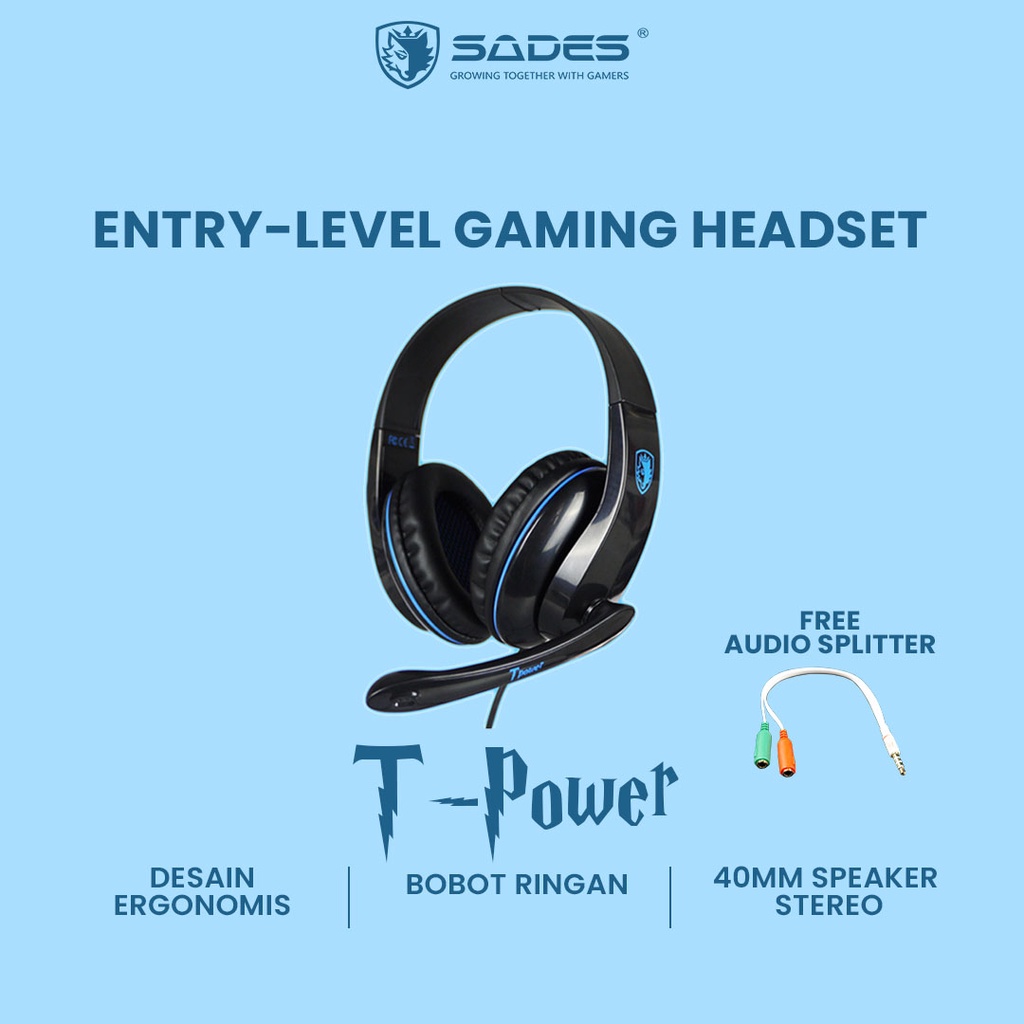 Jual Sades Armor Gaming Headset di Seller Tuskar - Tegal Alur