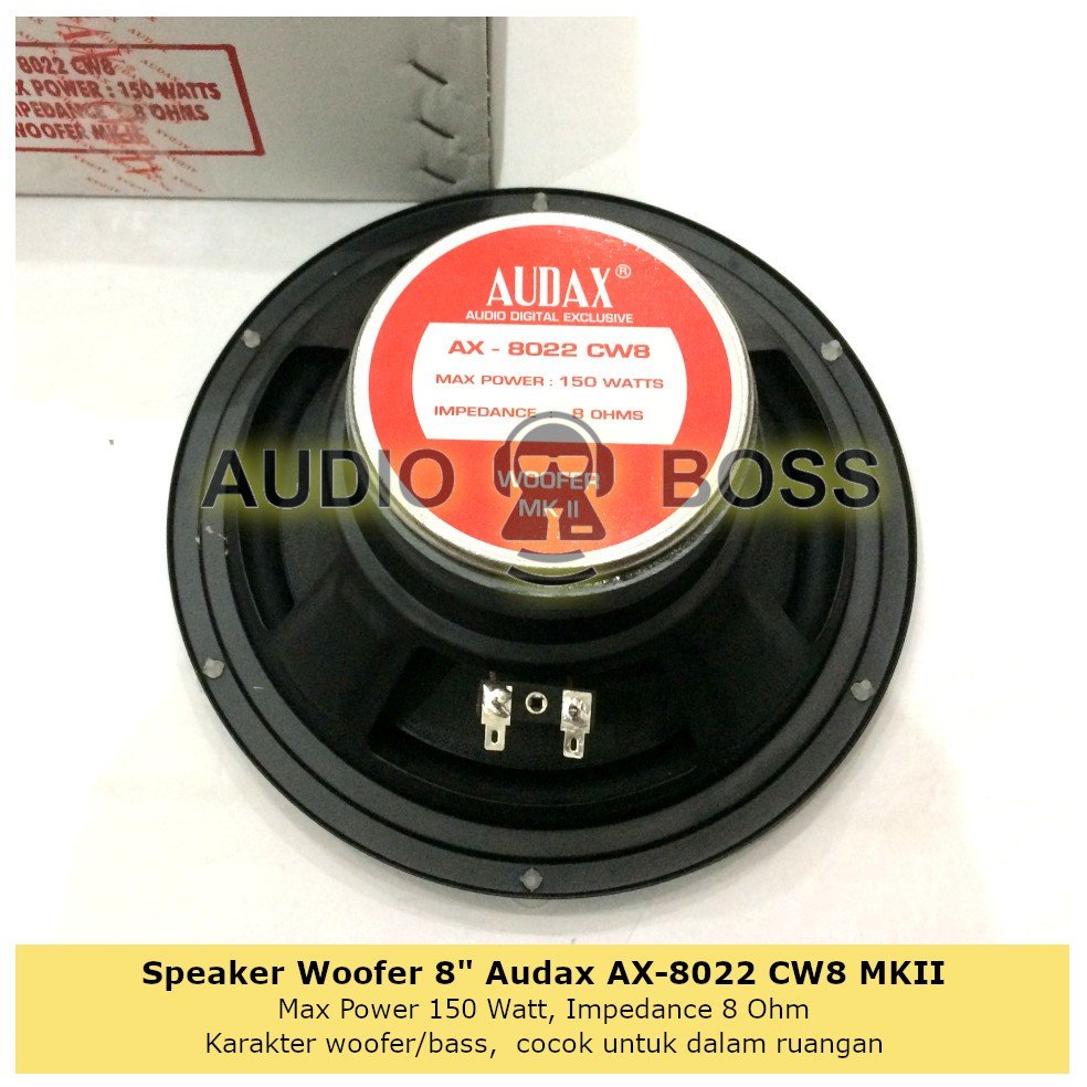 Speaker audax best sale 8 inch