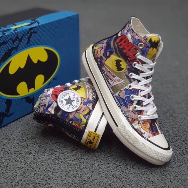 Jual SEPATU CONVERSE 70S HIGH X DC COMICS BATMAN ROBIN CRASH