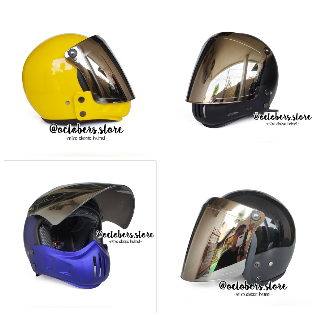 Visor best sale helm retro