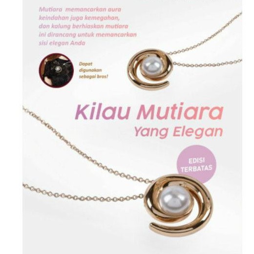 Pearl necklace deals and brooch oriflame