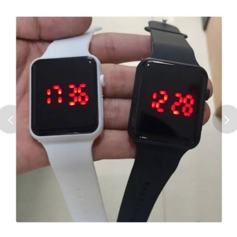 Jual Jam Tangan Led Pria Wanita Mirip Seperti Apple Watch Shopee