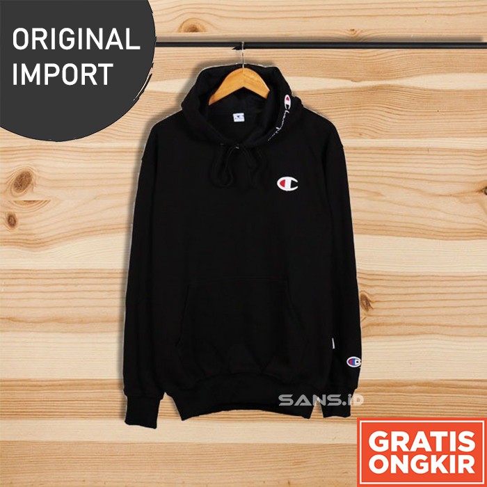 Jual HOODIE CHAMPION BASIC LOGO ORIGINAL JAPAN MARKET JAKET