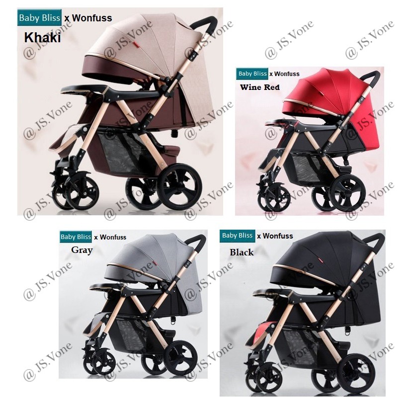 Jual Kereta Dorong Bayi Baby Bliss x Wonfuss Stroller Baby Bliss