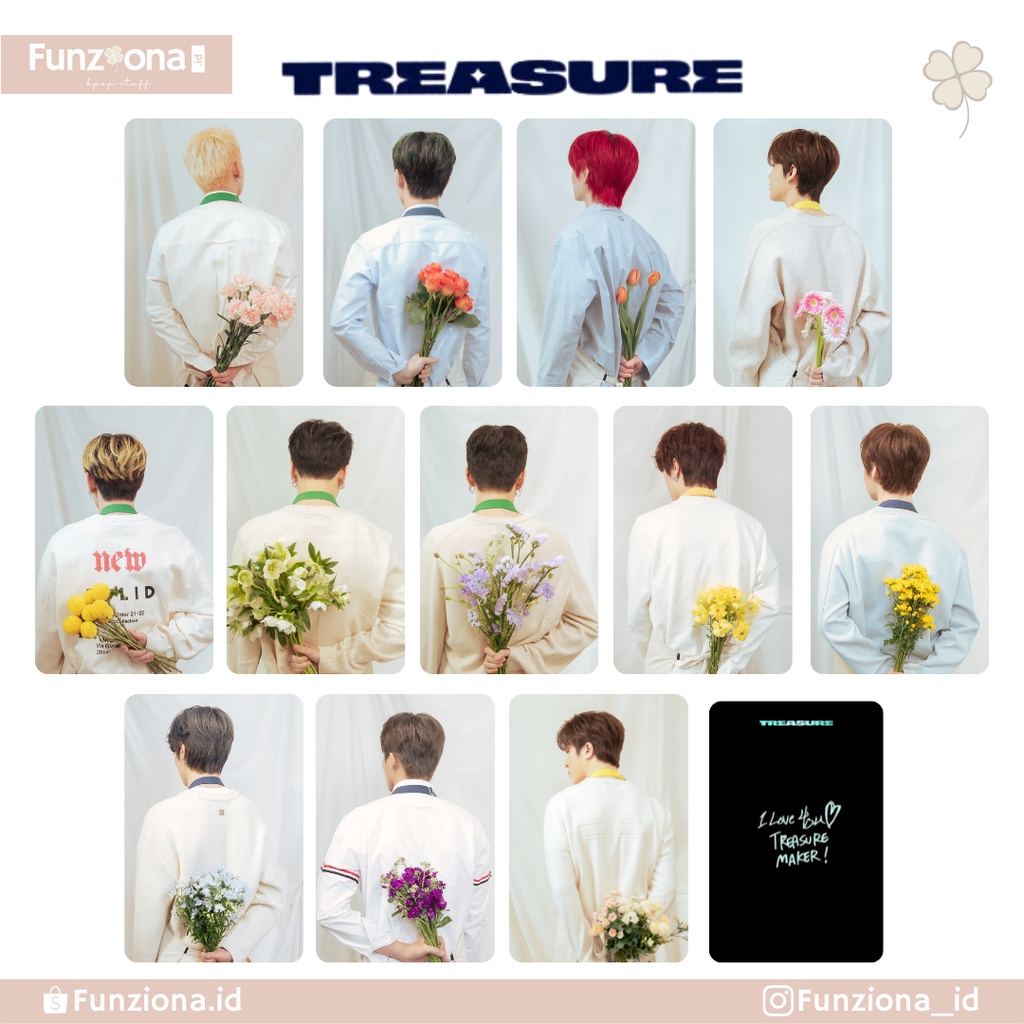 Jual TREASURE PHOTOCARD UNOFFICIAL BLOOMING TREASURE | BLOOMING