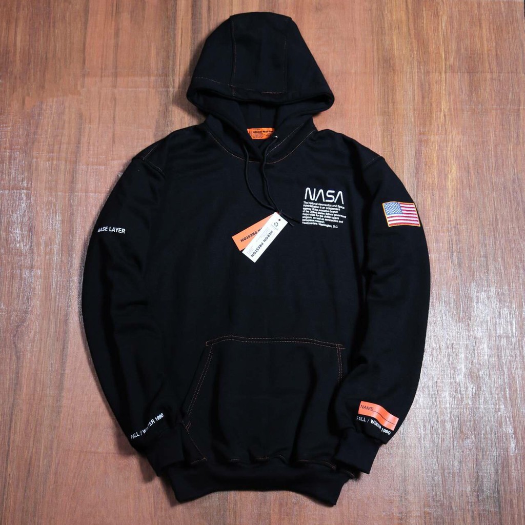 Jual Hoodie Nasa Warna Hitam Jaket Nasa Warna Hitam Sweater Nasa