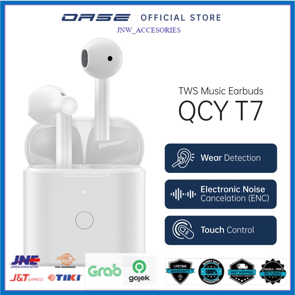 Jual Nantikan 1 Sep 13.00 OASE QCY T7 TWS Earbuds OPPO