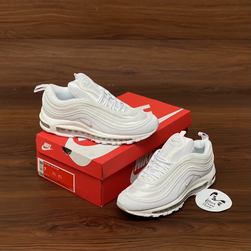 Jual Sepatu N!ke 97 fullwhite-allwhite | Shopee Indonesia