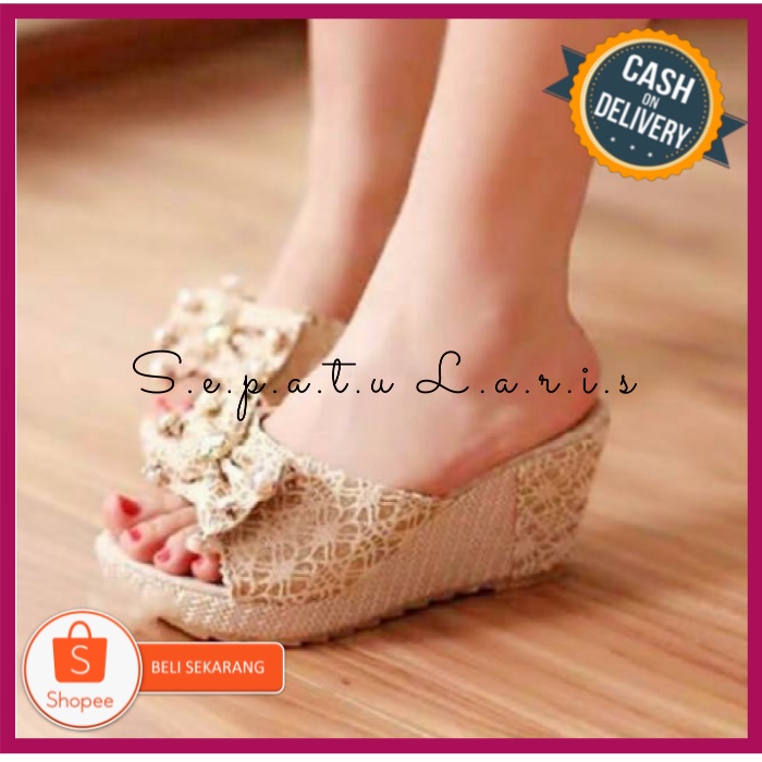 Shopee on sale wedges wanita