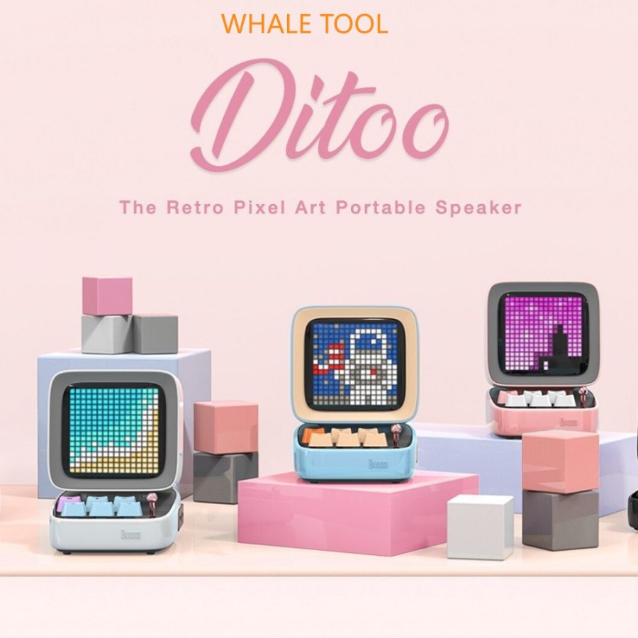 Jual Divoom Ditoo Pixel Art Portable Bluetooth Speaker (Original